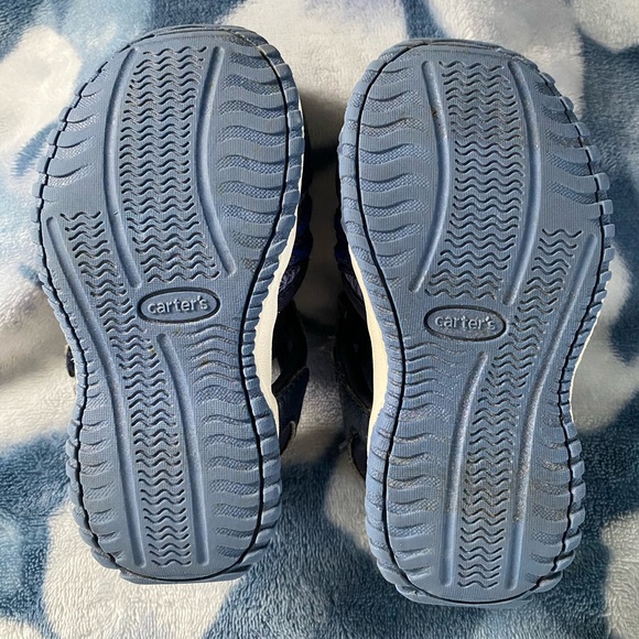 Carter’s Toddler Blue Sandals with Velcro Strap - Picture 5 of 7